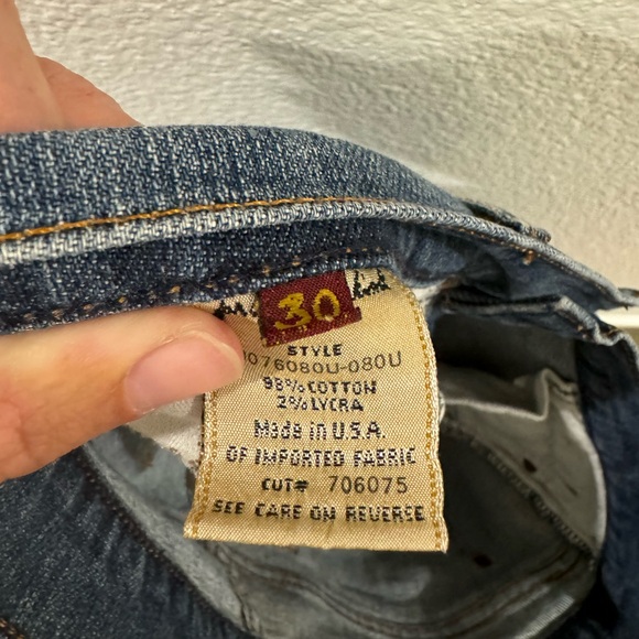 7 for all mankind bootcut jeans - size 30 - Picture 4 of 4